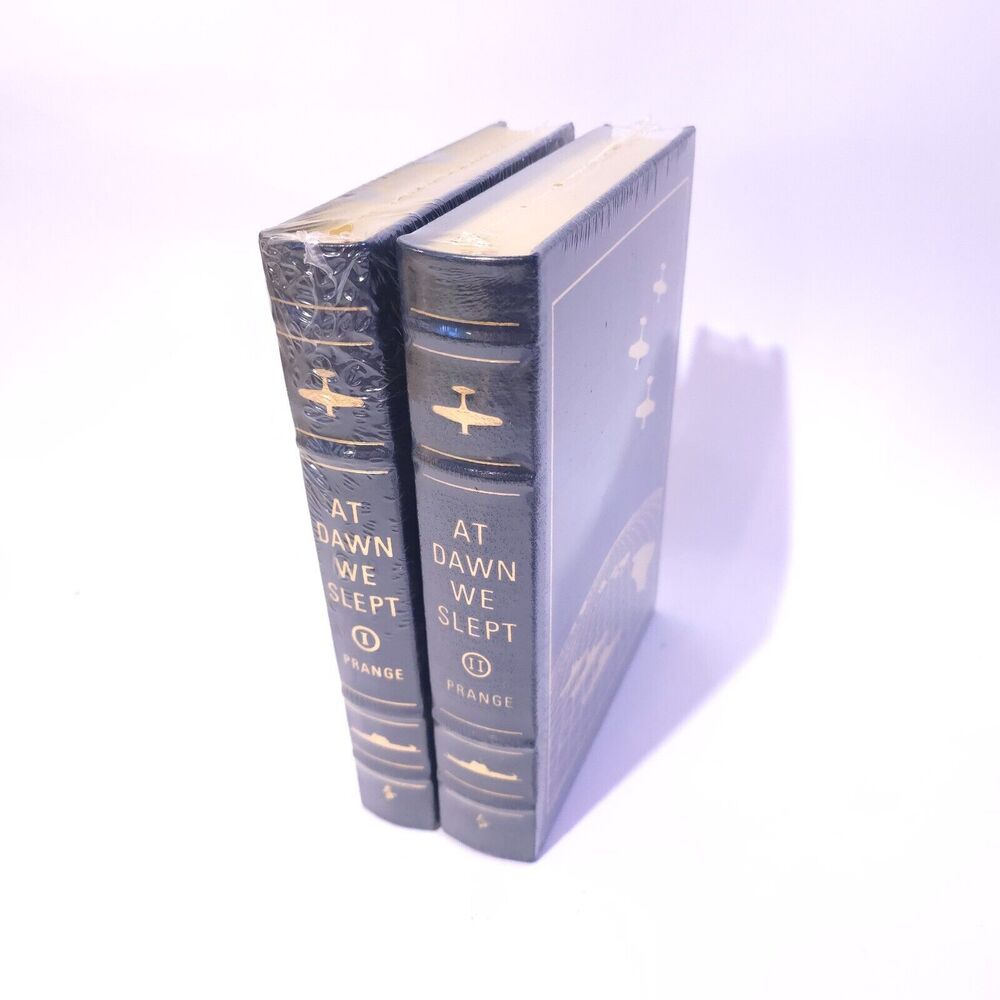 EASTON PRESS AT DAWN WE SLEPT GORDON PRANGE 2 VOLUME SET MILITARY - new SEALED! - Picture 2 of 15